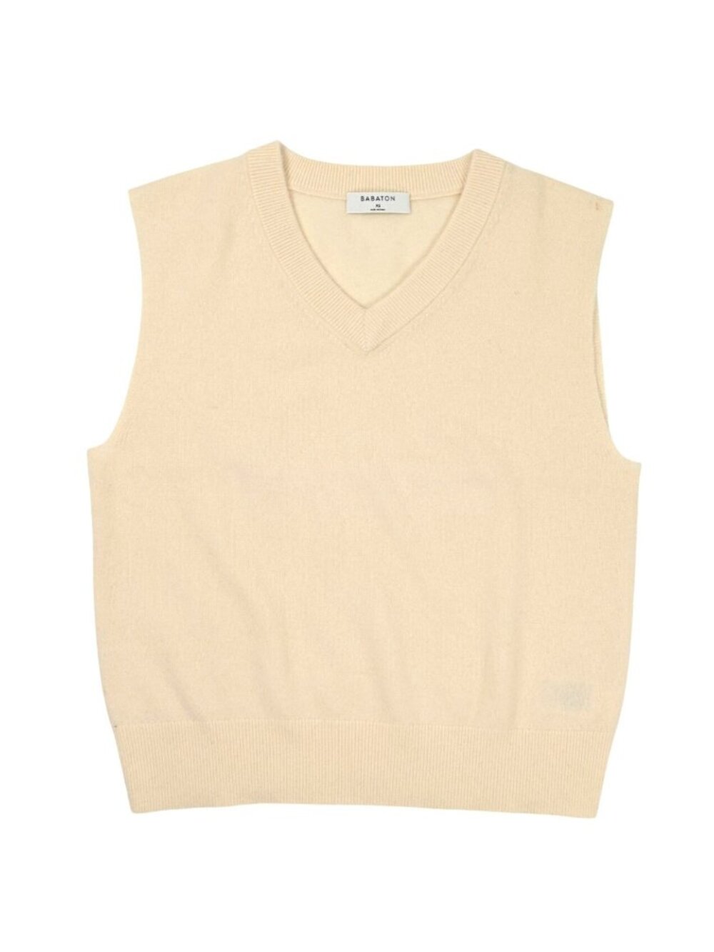 Aritzia Babaton Cashmere Sweater Vest in Ivory